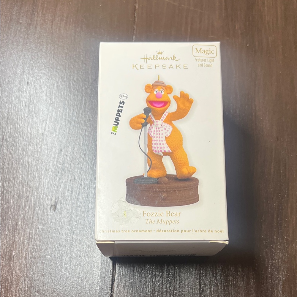 Hallmark Magic Fozzie Bear Ornament with Light and Sound